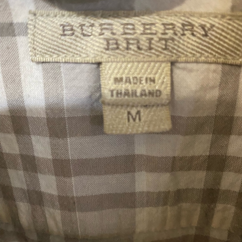 Burberry‎ button down top size medium - image 4